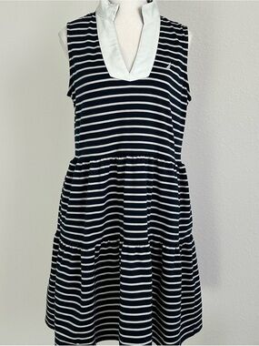 nautica sleeveless striped dress